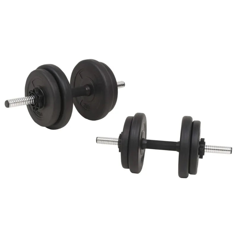 Conjunto de Halteres e Barra de Musculação – 30 kg