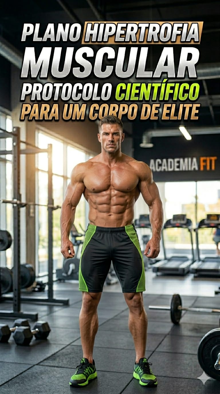 Plano HIPERTROFIA MÁXIMA : Protocolo Científico para um Corpo de Elite