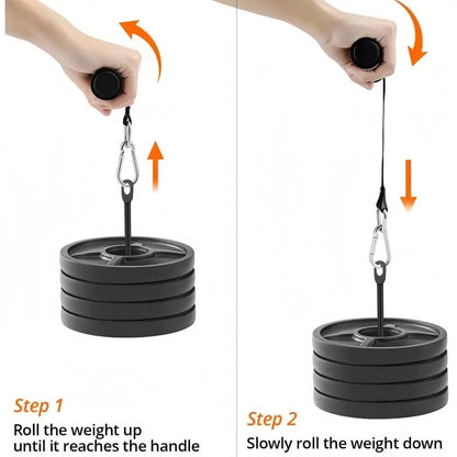 Rolo de Punho e Antebraço (Forearm Blaster) – Máxima Força de Grip