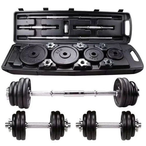 Conjunto de Halteres de Ferro Fundido Pintado – Qualidade Profissional DUTRIEUX