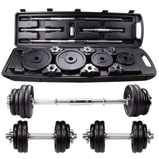 Conjunto de Halteres de Ferro Fundido Pintado – Qualidade Profissional DUTRIEUX