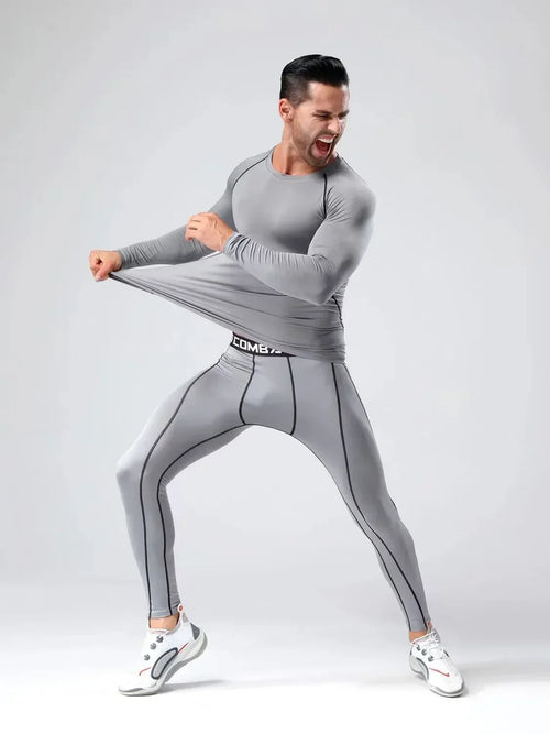 conjunto de treino Camada Base de Performance Masculina – Conforto Total nas 4 Estações