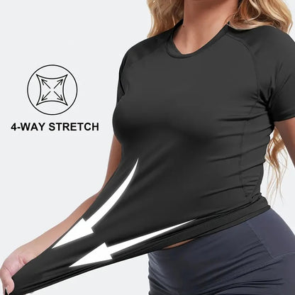 T-Shirt de Compressão Performance feminina – Edição Summer Gym