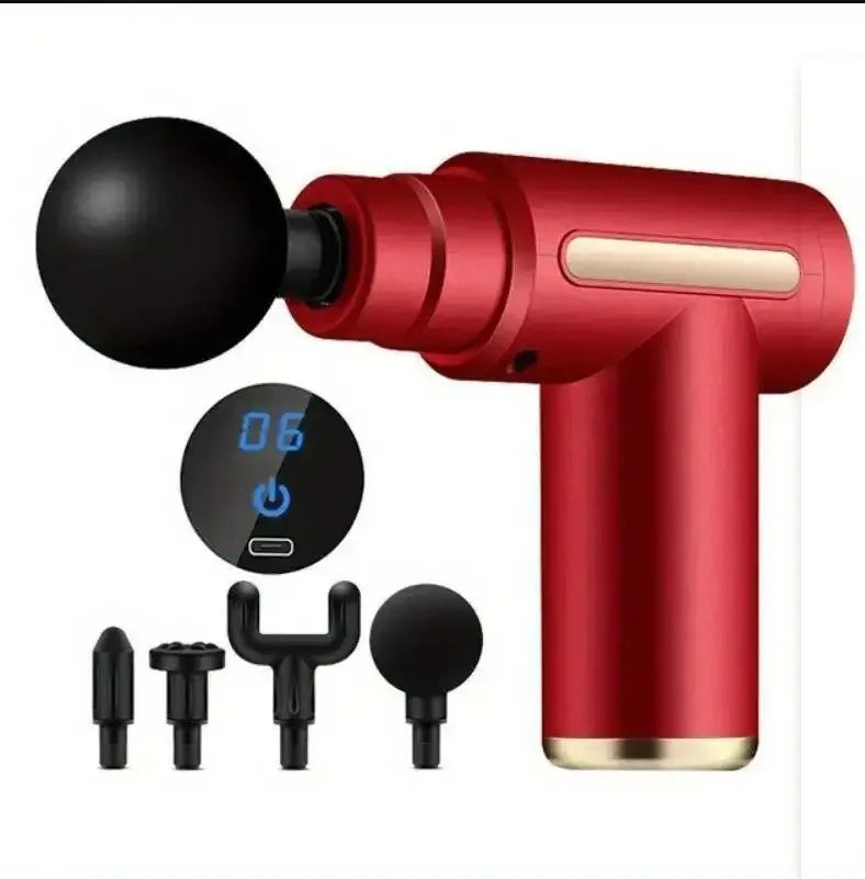 Pistola de Massagem MINI-Muscular Profissional – Relaxamento e Recuperação Total