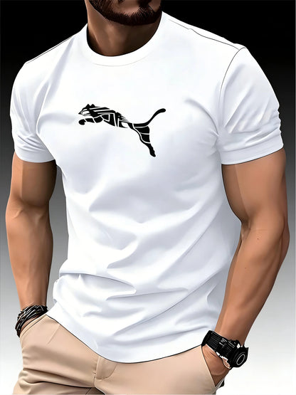 T-shirt de Performance "Fox Leopard" – Tecnologia e Visibilidade