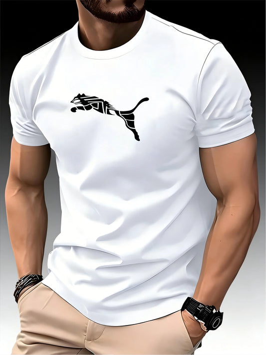T-shirt de Performance "Fox Leopard" – Tecnologia e Visibilidade
