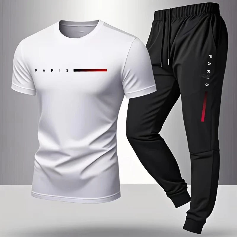 Conjunto Casual Masculino "LANE JT" – Estilo Urbano e Conforto de Verão