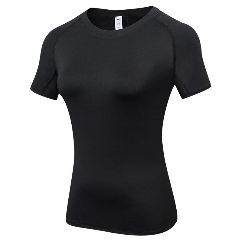 T-Shirt de Compressão Performance feminina – Edição Summer Gym