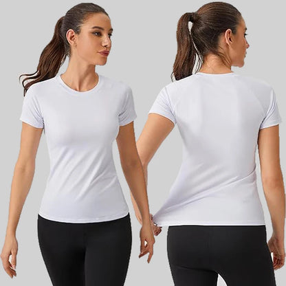 T-Shirt de Compressão Performance feminina – Edição Summer Gym