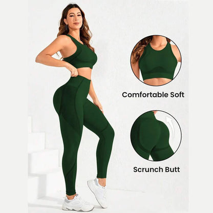 Conjunto de Yoga LOVELYXIAYING™ – Conforto Seamless &amp; Performance Superior