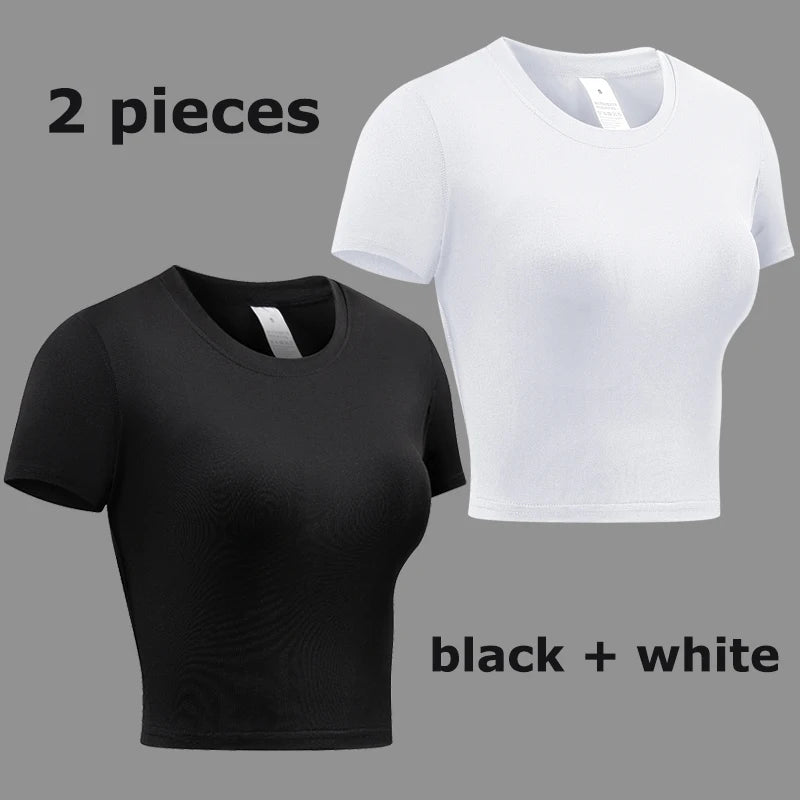 T-Shirt de Compressão Performance feminina – Edição Summer Gym