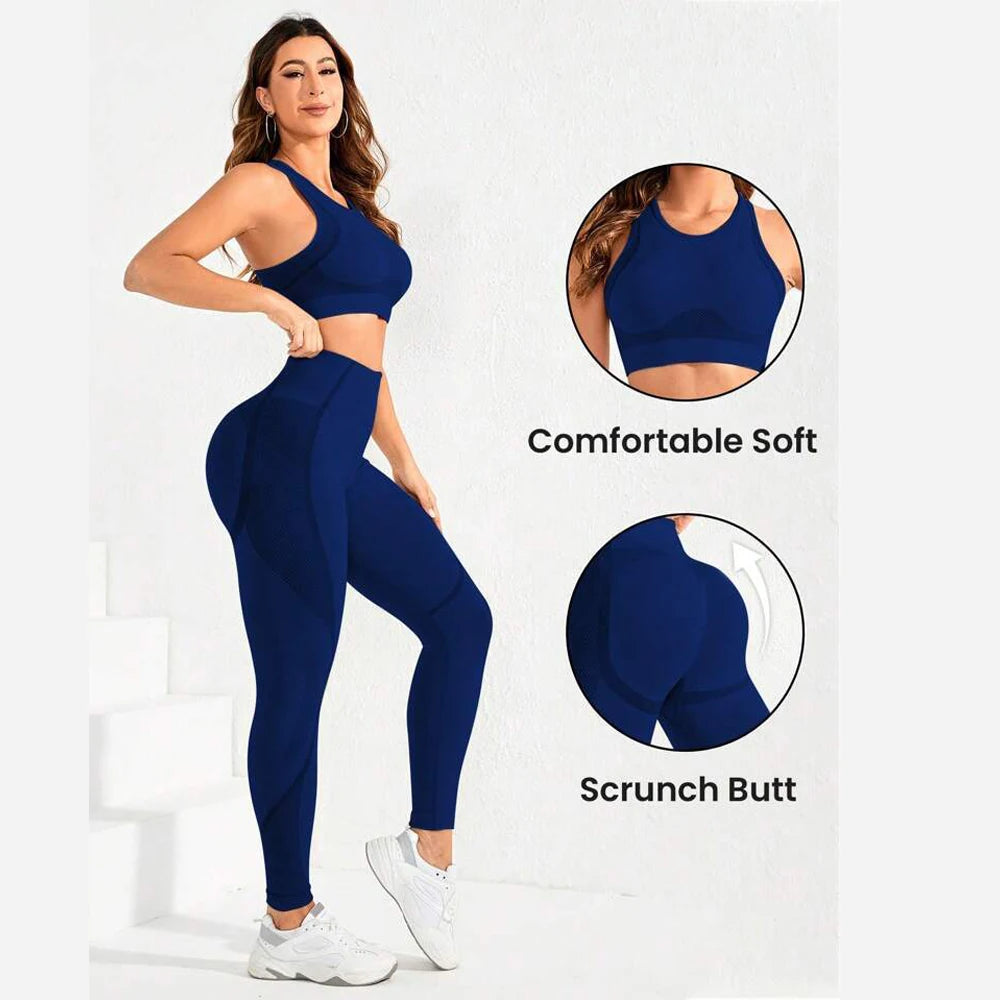 Conjunto de Yoga LOVELYXIAYING™ – Conforto Seamless &amp; Performance Superior