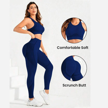Conjunto de Yoga LOVELYXIAYING™ – Conforto Seamless &amp; Performance Superior
