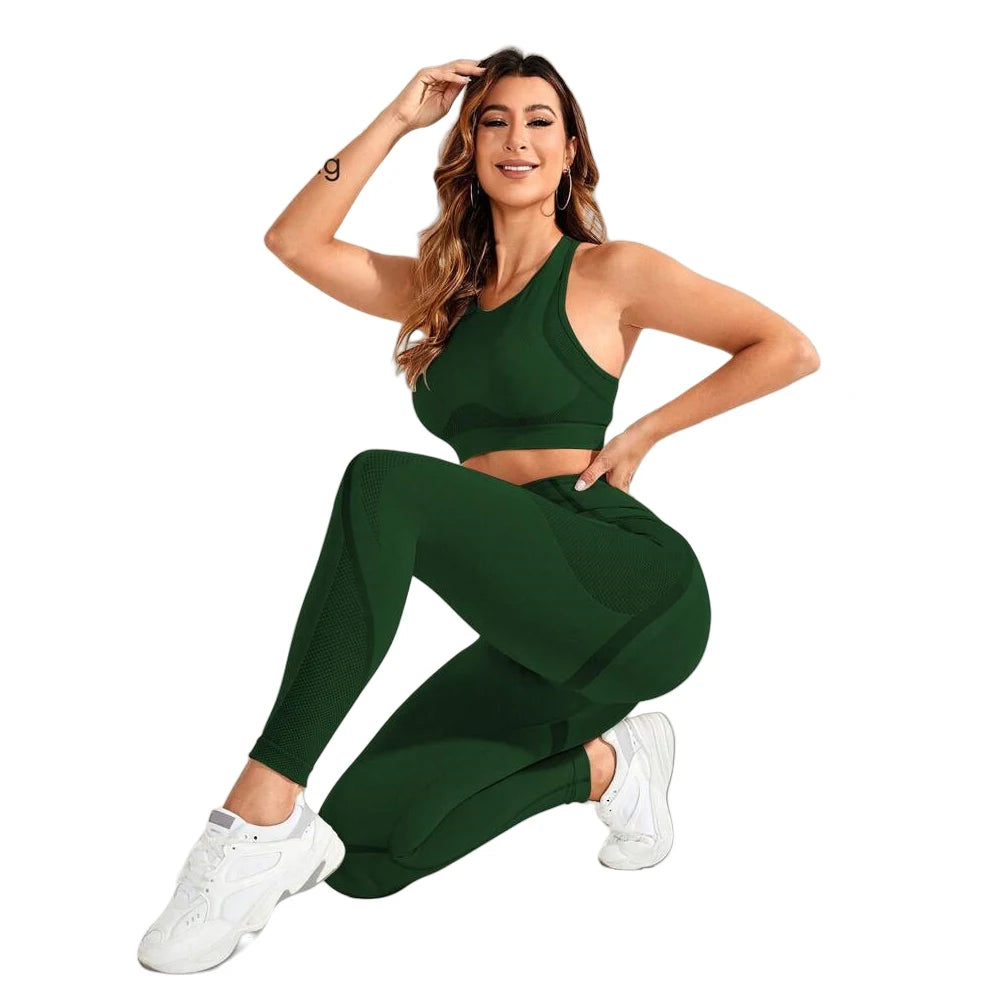 Conjunto de Yoga LOVELYXIAYING™ – Conforto Seamless &amp; Performance Superior