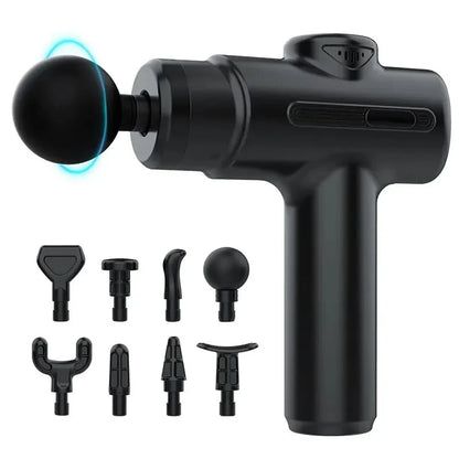 Pistola de Massagem Profissional Freepower – 8 Cabeças de Massagem