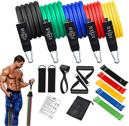 Barra de Musculação Profissional para Bandas de Resistência – O Teu Ginásio Compacto
